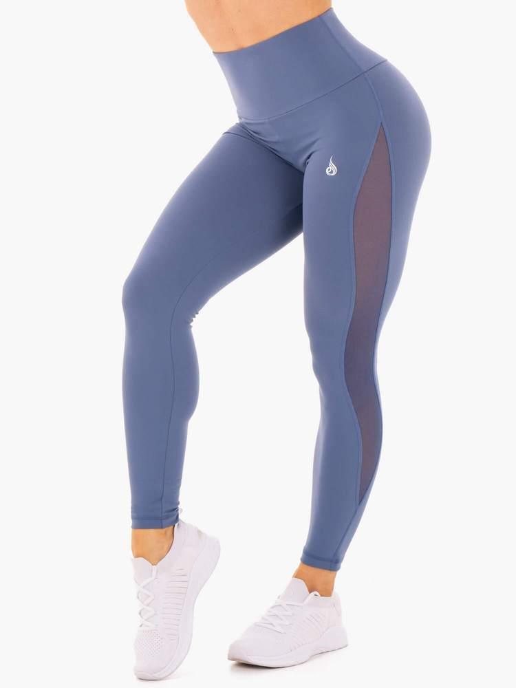 Hype High Waisted Mesh Leggings Gymwear Ludus.is